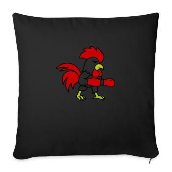 Boxer - Sofa pillowcase 17,3'' x 17,3'' (45 x 45 cm) - black - Front