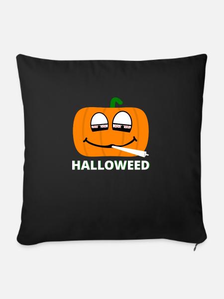 Halloweed - Sofakissenbezug 45 x 45 cm - Schwarz