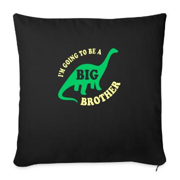 Big Brother To Be - Housse de coussin décorative 45 x 45 cm - noir - Devant