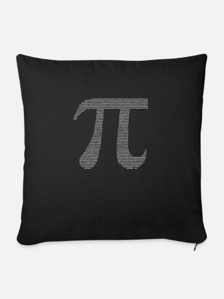 PI - Sofakissenbezug 45 x 45 cm - Schwarz