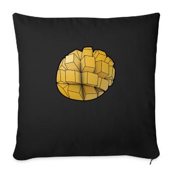 Mango - Sofakissenbezug 45 x 45 cm - Schwarz - Vorne