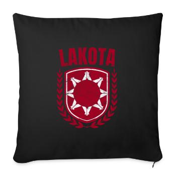 Lakota - Housse de coussin décorative 45 x 45 cm - noir - Devant