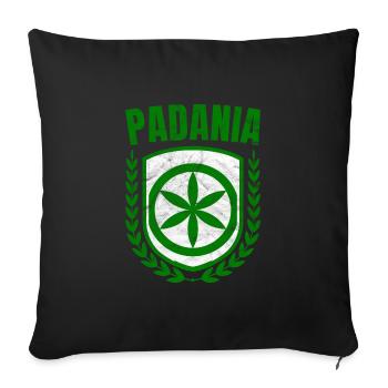 Padanie - Housse de coussin décorative 45 x 45 cm - noir - Devant