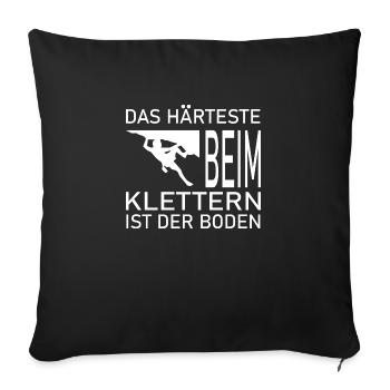 climbing - Sofakissenbezug 45 x 45 cm - Schwarz - Vorne