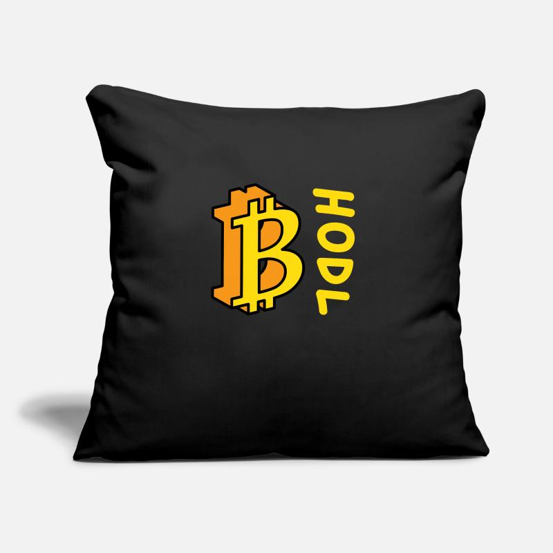 Bitcoin BTC HODL Comics Style Sofa pillowcase 17,3'' x 17,3'' (45 x 45 cm)