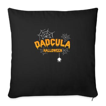 DADcula Halloween Awesome Cob Spider Designs - Sofakissenbezug 45 x 45 cm - Schwarz - Vorne