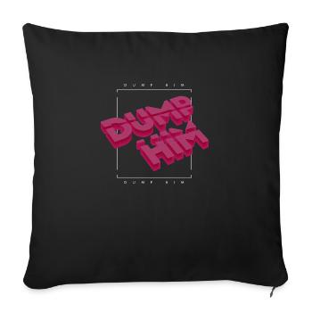 Larguez-le pour mettre fin à la séparation - Housse de coussin décorative 45 x 45 cm - noir - Devant