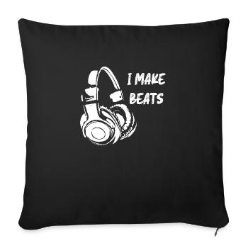 Funny Saying Funny Humor Gift Idea - Sofa pillowcase 17,3'' x 17,3'' (45 x 45 cm) - black - Front