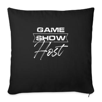 Game show host - Sofakissenbezug 45 x 45 cm - Schwarz - Vorne