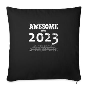 2023 - Legendary 1st Anniversary - Sofa pillowcase 17,3'' x 17,3'' (45 x 45 cm) - black - Front
