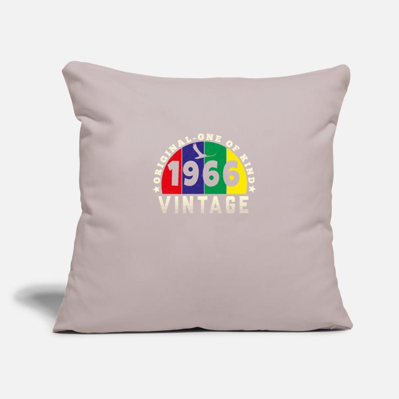 Vintage 1966 Retro - Bursdag Sofa pillowcase 17,3'' x 17,3'' (45 x 45 cm)