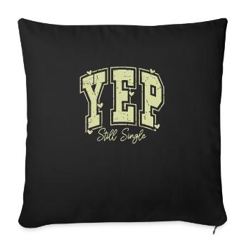 xoxo love you amore Flowers Women Valentine day 14 - Sofa pillowcase 17,3'' x 17,3'' (45 x 45 cm) - black - Front