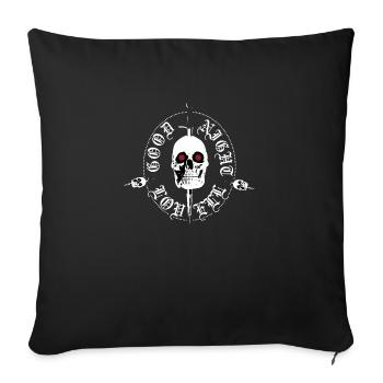Night Lovell skull - Sofakissenbezug 45 x 45 cm - Schwarz - Vorne