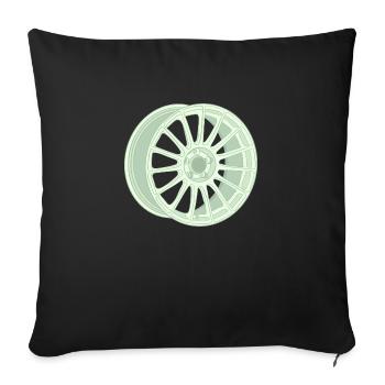 Rim - Sofa pillowcase 17,3'' x 17,3'' (45 x 45 cm) - black - Front