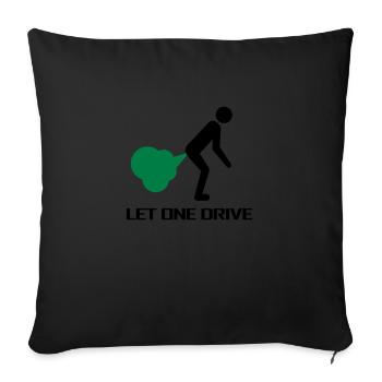 einen_fahren_lassen - Housse de coussin décorative 45 x 45 cm - noir - Devant