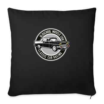Muscle Car - Sofakissenbezug 45 x 45 cm - Schwarz - Vorne
