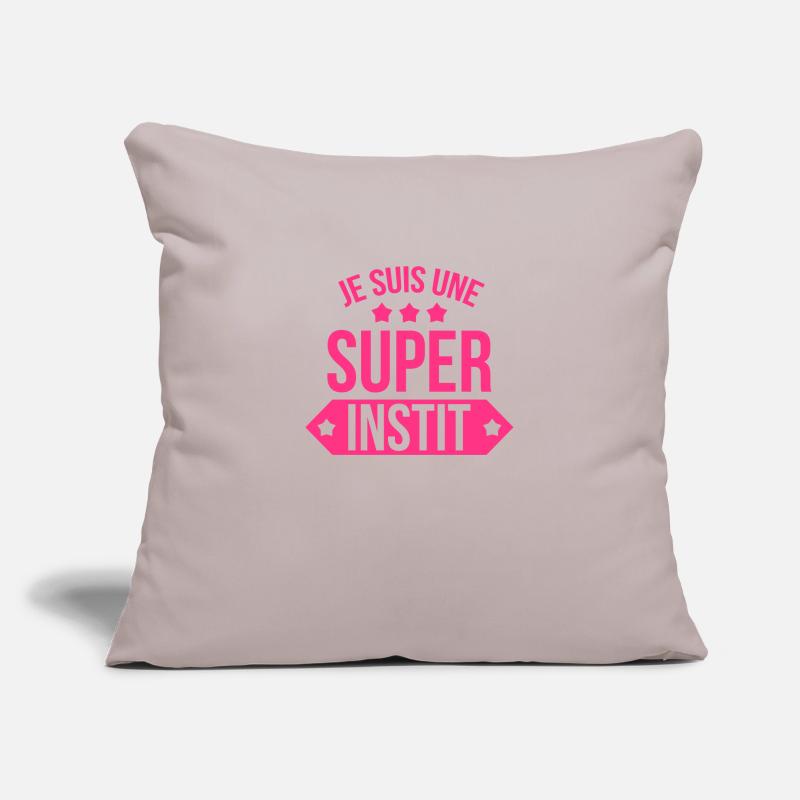 Ecole / Prof / Instit / Professeur / Maîtresse Housse de coussin décorative 45 x 45 cm