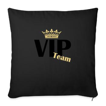 vip team - Sofakissenbezug 45 x 45 cm - Schwarz - Vorne
