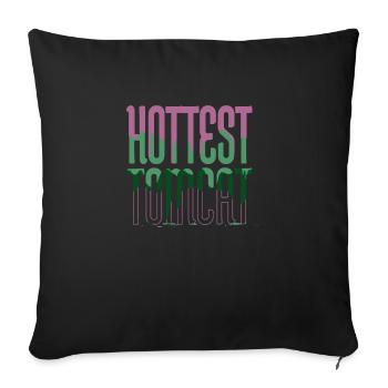 persian cat avocados geek awesome statement - Sofa pillowcase 17,3'' x 17,3'' (45 x 45 cm) - black - Front