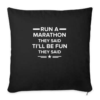 Fußball Soccer - Sofa pillowcase 17,3'' x 17,3'' (45 x 45 cm) - black - Front