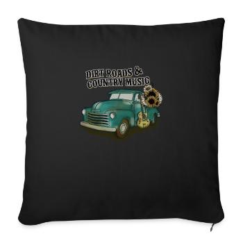 Country Music Rural Landei Country Musician Mom - Sofa pillowcase 17,3'' x 17,3'' (45 x 45 cm) - black - Front