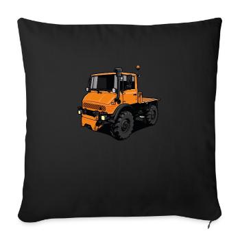 Groupe de puissance universel // Illustration - Housse de coussin décorative 45 x 45 cm - noir - Devant