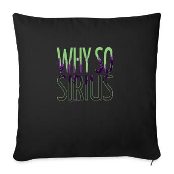 believe conspiracy weightless space travel - Sofa pillowcase 17,3'' x 17,3'' (45 x 45 cm) - black - Front