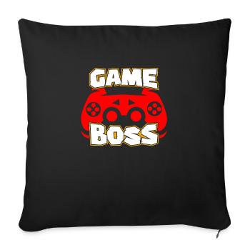 Gamer - Sofa pillowcase 17,3'' x 17,3'' (45 x 45 cm) - black - Front