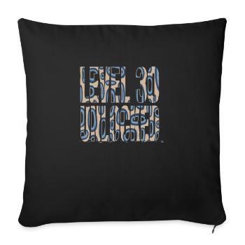 Jeux de cartes Fête des Pères Chemise Bière Heureuse - Housse de coussin décorative 45 x 45 cm - noir - Devant