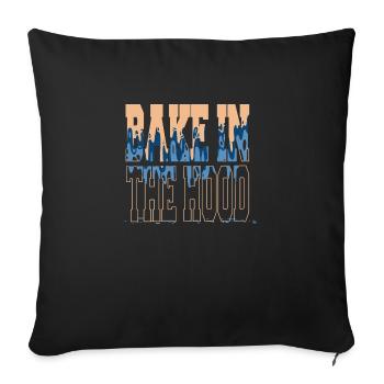 Pampered Chef Cook Cool Chef Curry Happy - Sofa pillowcase 17,3'' x 17,3'' (45 x 45 cm) - black - Front
