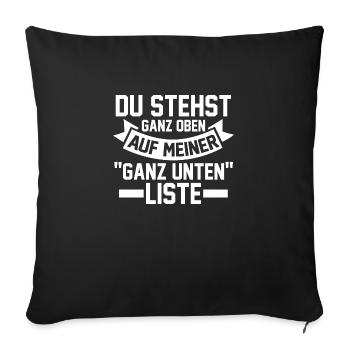 Work Colleague Office Humor Work Funny Sayings - Sofa pillowcase 17,3'' x 17,3'' (45 x 45 cm) - black - Front