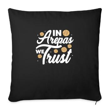 chez arepas nous faisons confiance au Design pour un passionné de - Housse de coussin décorative 45 x 45 cm - noir - Devant