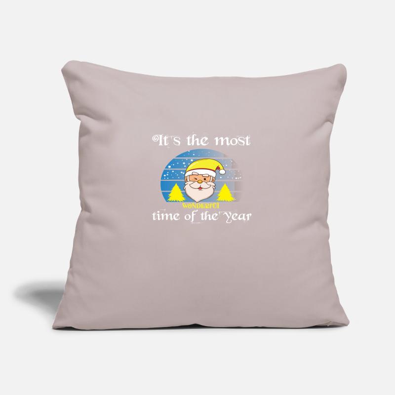 C’est la période la plus merveilleuse de l’année Housse de coussin décorative 45 x 45 cm