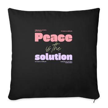 Mental Health - Sofa pillowcase 17,3'' x 17,3'' (45 x 45 cm) - black - Front