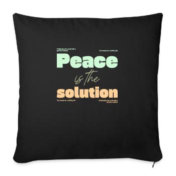 Mental Health - Sofa pillowcase 17,3'' x 17,3'' (45 x 45 cm) - black - Front