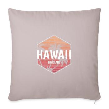 Big Island Beach Vacation Souvenir - Sofa pillowcase 17,3'' x 17,3'' (45 x 45 cm) - light taupe - Front