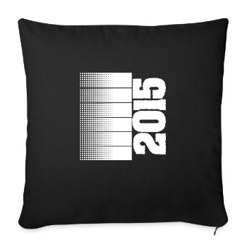 Loisirs 2015 - Housse de coussin décorative 45 x 45 cm - noir - Devant