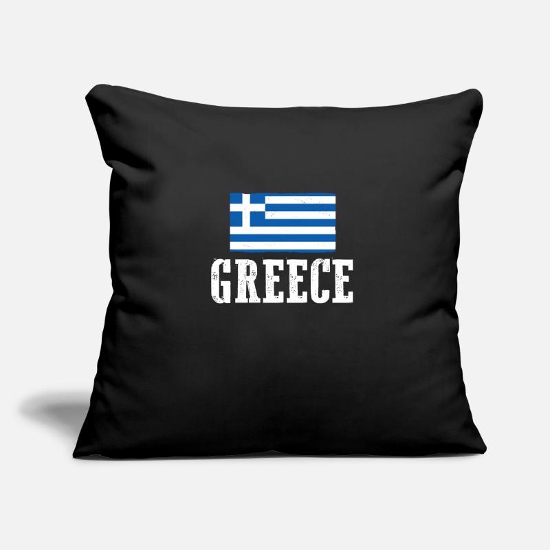 Grecs Grèce Housse de coussin décorative 45 x 45 cm
