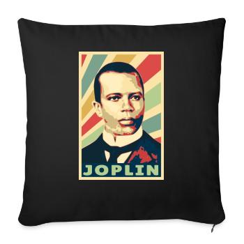 Scott Joplin Vintage Colores - Housse de coussin décorative 45 x 45 cm - noir - Devant