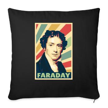 Michael Faraday Vintage Colores - Housse de coussin décorative 45 x 45 cm - noir - Devant