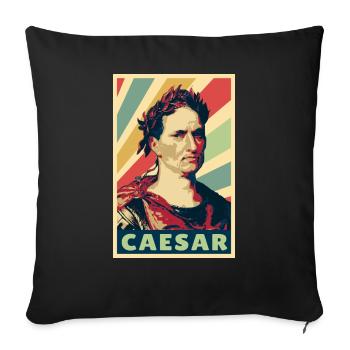 Julius Caesar Vintage Colors - Sofa pillowcase 17,3'' x 17,3'' (45 x 45 cm) - black - Front
