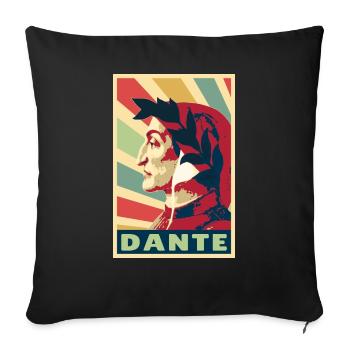 Dante Vintage Colors - Sofa pillowcase 17,3'' x 17,3'' (45 x 45 cm) - black - Front