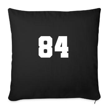 Équipe 84 - Housse de coussin décorative 45 x 45 cm - noir - Devant