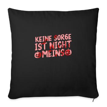 Halloween Costume Blood Smeared - Sofa pillowcase 17,3'' x 17,3'' (45 x 45 cm) - black - Front