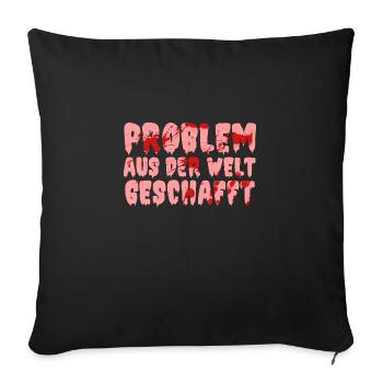 Halloween Costume Blood Smeared - Sofa pillowcase 17,3'' x 17,3'' (45 x 45 cm) - black - Front