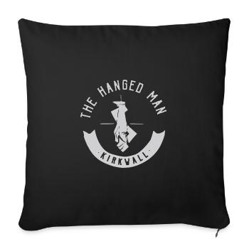 Der hängende Mann - Pub Shirt - Sofakissenbezug 45 x 45 cm - Schwarz - Vorne