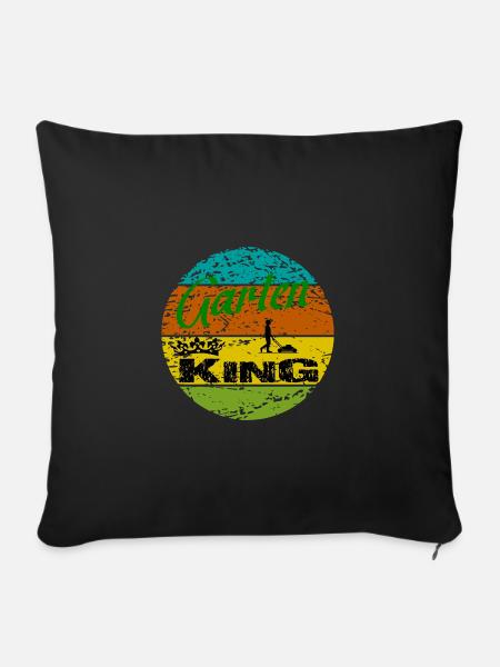 Garten - Sofakissenbezug 45 x 45 cm - Schwarz
