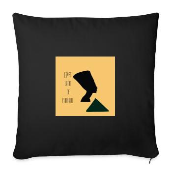 EGYPT LAND OF PHARAOS - Sofakissenbezug 45 x 45 cm - Schwarz - Vorne