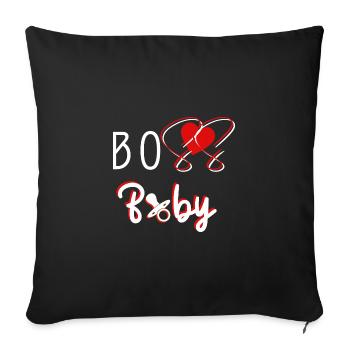 Bosses Baby - Sofa pillowcase 17,3'' x 17,3'' (45 x 45 cm) - black - Front