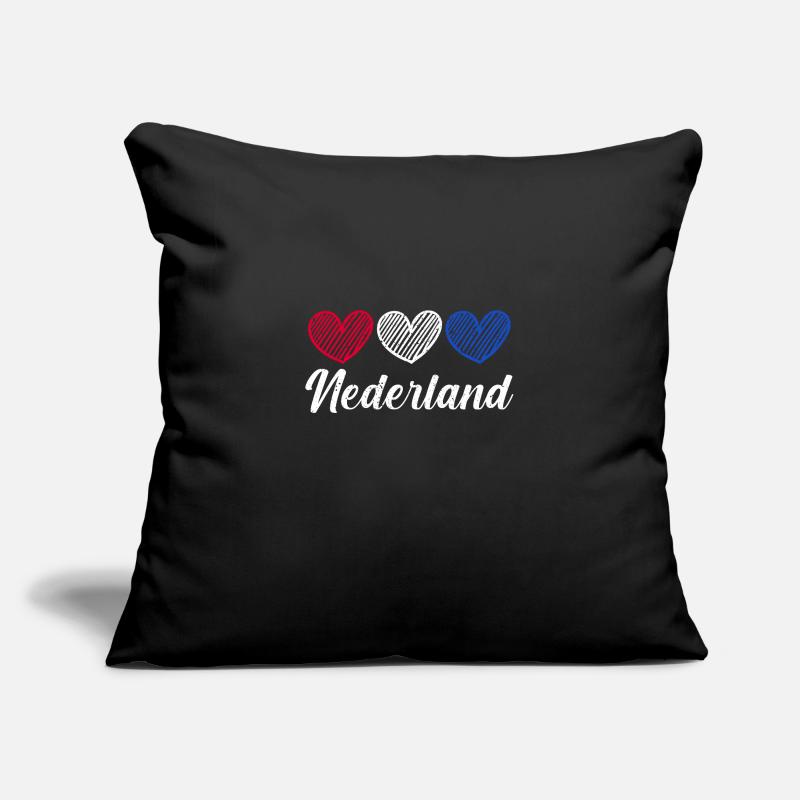 Pays-Bas Pays-Bas Housse de coussin décorative 45 x 45 cm